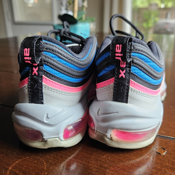 Nike Air Max 97 - Miami - Size 6Y KIDS Bkue/Pink - Picture 5 of 8